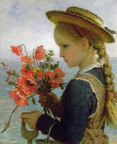 Poppy Girl by Karl Wilhelm Friedrich Bauerle